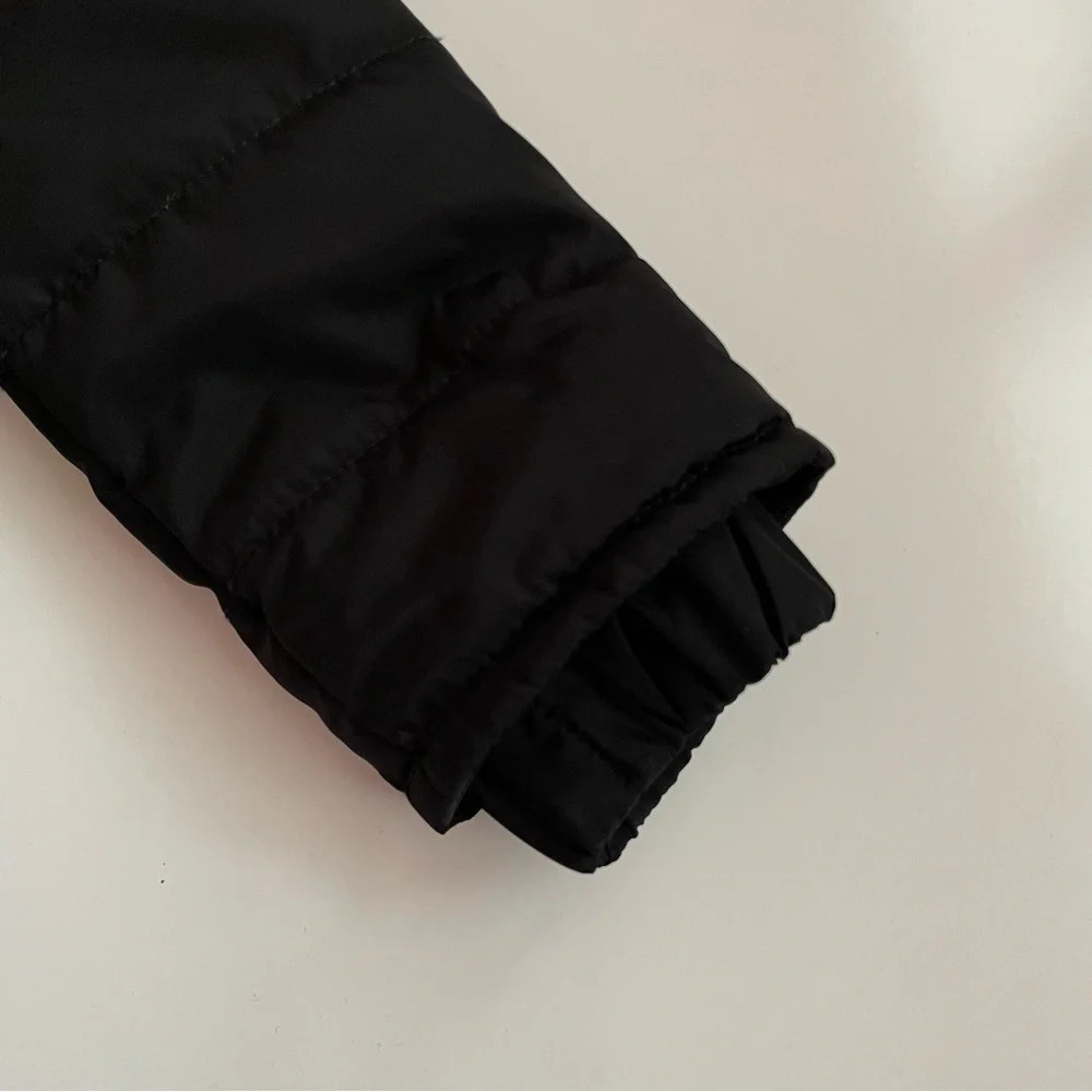 Express Black Puffer Wool Lined Padded Winter Warm Cozy Ski Jacket Coat Size XS - Picture 14 of 14